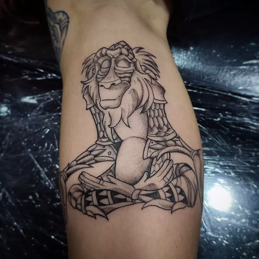 Rafiki (Lion King) with cub egg (Disney)